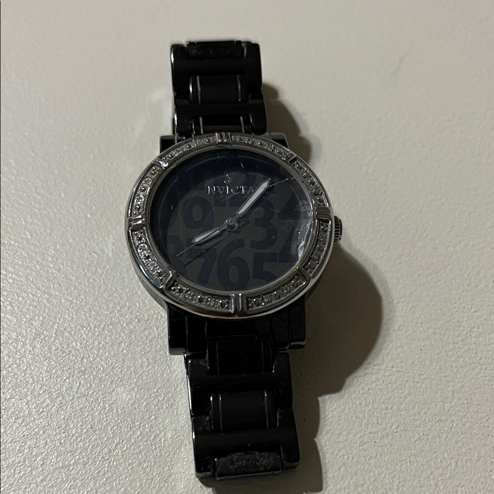 Invicta Black and Silver Timepiece